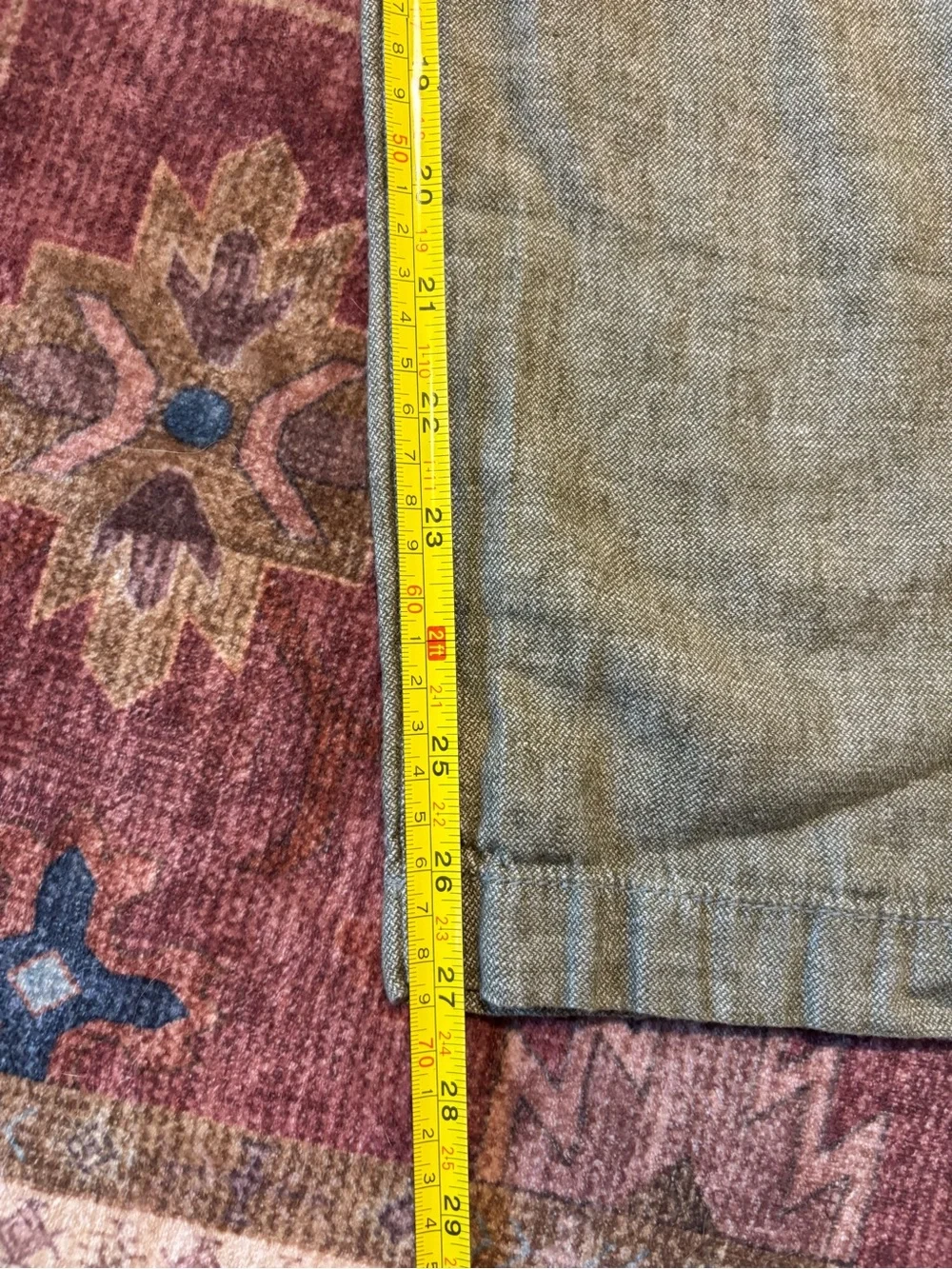 Banana Republic Linen Pants Mens 34x27 Athletic Olive Green  Tapered Drawstring